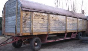 Historische Holzwagen